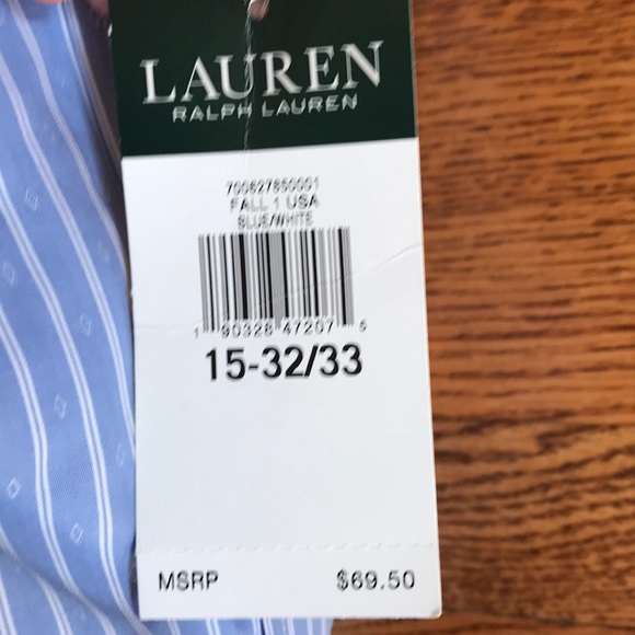 Ralph Lauren blue button down - Picture 3 of 3